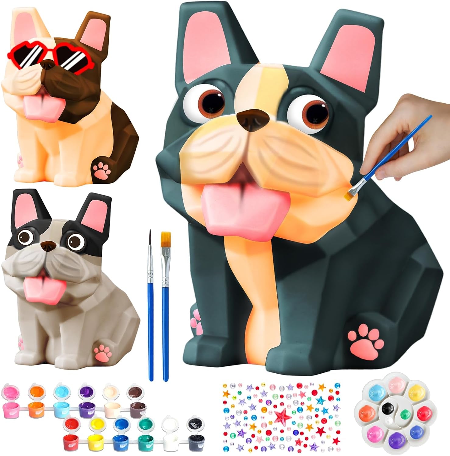 Goodyking Paint Your Own Cat Lamp Kit, DIY Cat Crafts Night Light, Painting Kit Arts & Crafts for Kids Ages 8-12, Art Supplies Birthday Easter Party Holiday Gift for Teens Girls Boys Age 3 4 5 6 7 8+