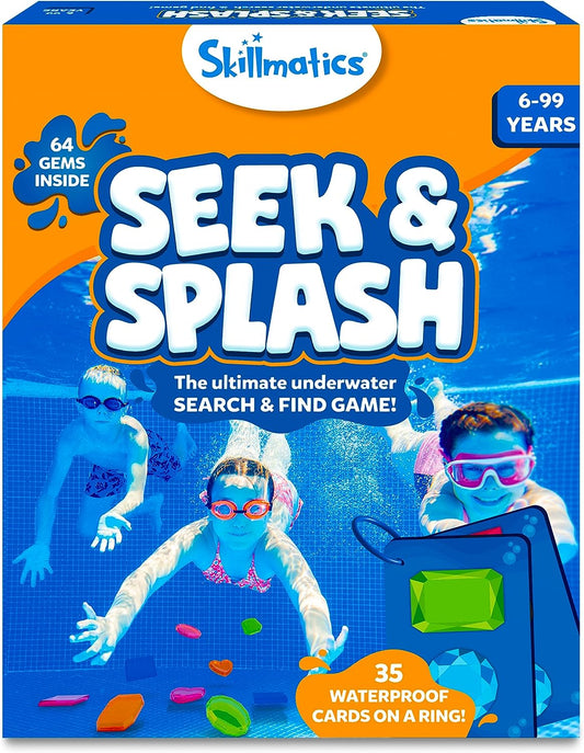 Seek & Splash Diving Gem Toys - Underwater Search and Find Game, Perfect for Swimming Pool & Summer Fun for Kids, Gifts for Boys & Girls Ages 6, 7, 8, 9 & Up