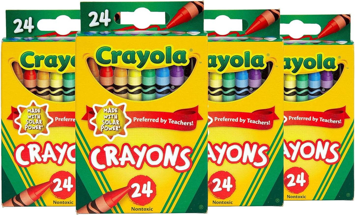 Classic Color Pack Crayons, 24 Count, (Pack of 4)