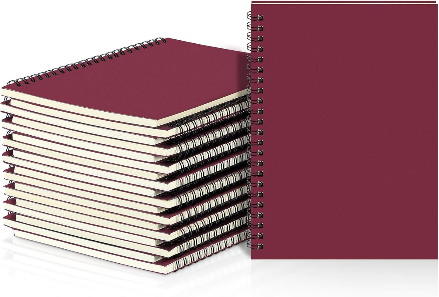 Spiral Notebook Bulk A5 College Ruled Journals Notebooks Lined 8.3 X 5.5 Inch Note Books Composition Writing Thick Paper Notebook for Office Business School Gifts Supplies(Multi Color, 18 Pcs)