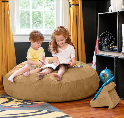 Cocoon 4 Foot Bean Bag Chair, Camel