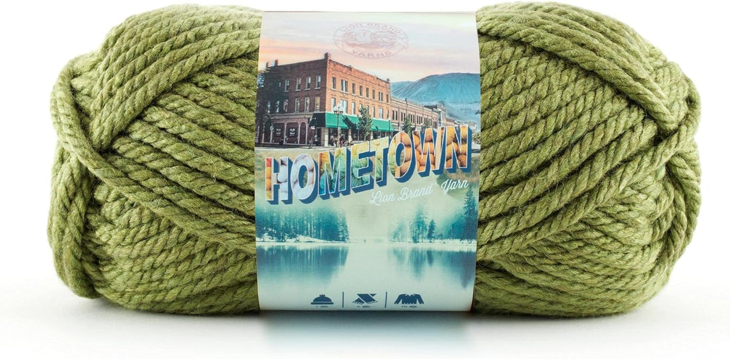 Hometown Yarn, Bulky Yarn, Yarn for Knitting and Crocheting, 1-Pack, Houston Cream