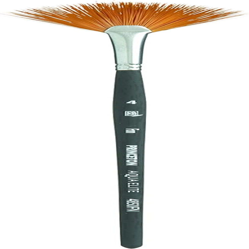 Aqua Elite Paintbrush, Size 4, Matte Black