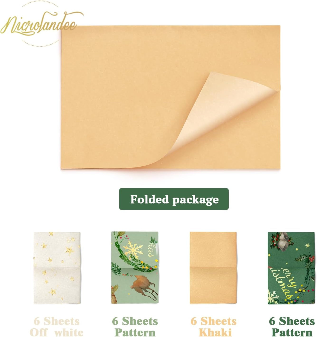 Mother'S Day Tissue Wrapping Paper, 24 Sheets Green Art Tissue Paper for Moms Birthday Gift Packing, Cute Butterfly Flower Gift Wrap Paper, 15 X 20 Inches