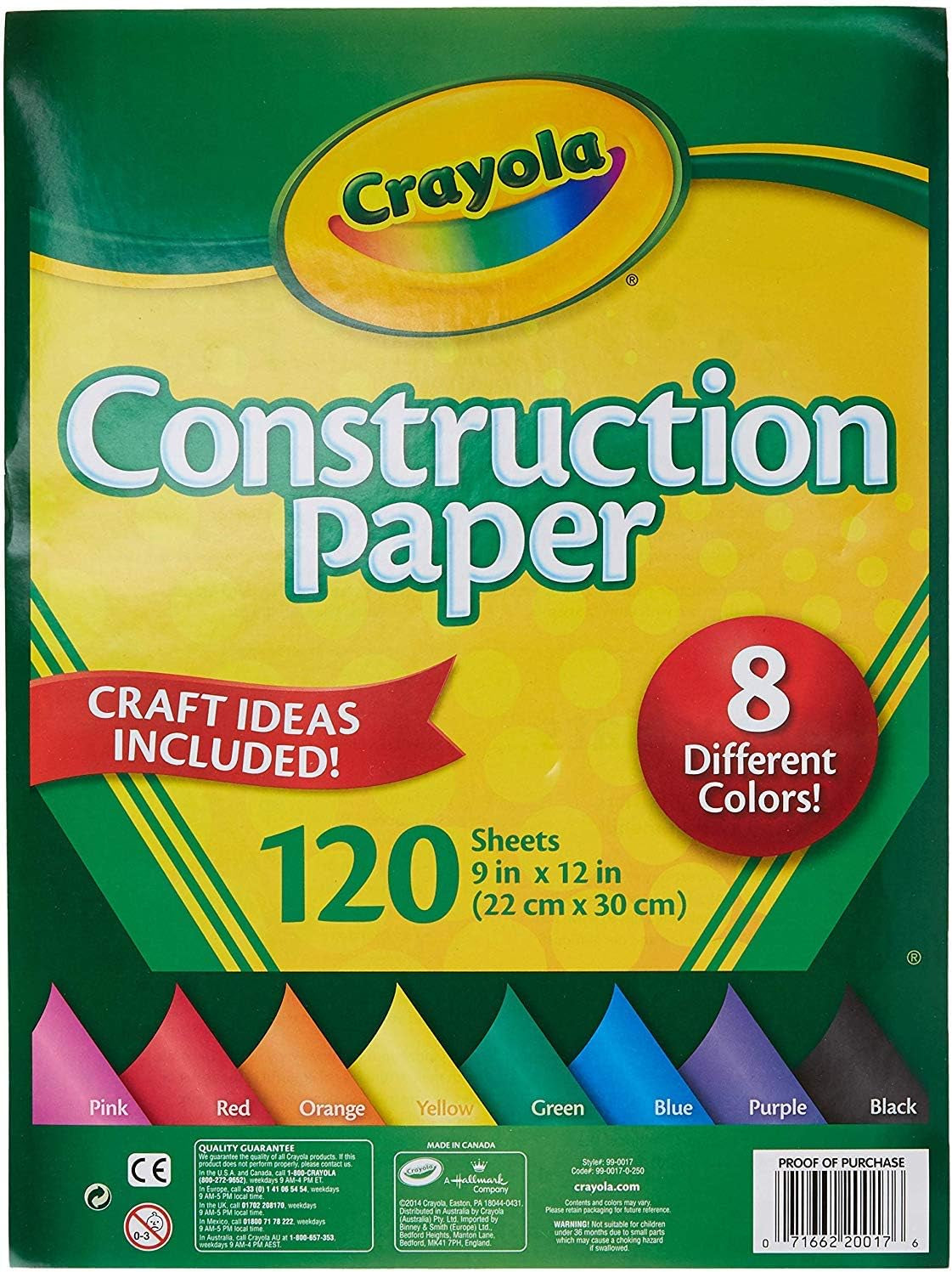 Construction Paper, 120 Sheets