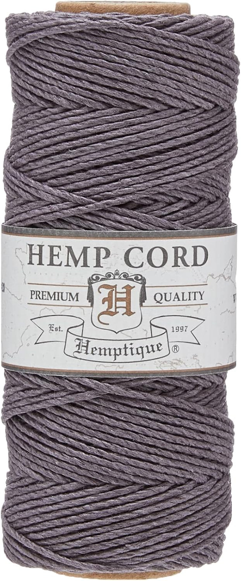 100% Hemp Cord Spool - 62.5 Meter Hemp String - Made with Love - No. 20 ~ 1Mm Cord Thread for Jewelry Making, Macrame, Scrapbooking, DIY, & More - White