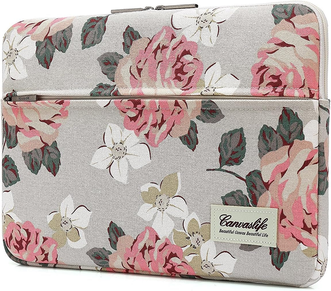 Pink Rose Laptop Sleeve 15 Inch 15 Case and 15.6 Laptop Bag