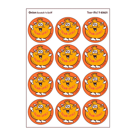 Tear-ific!/Onion Scented Stickers, Pack of 24