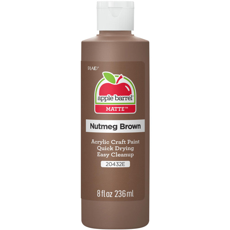 Acrylic Paint Matte, 8oz., Nutmeg Brown