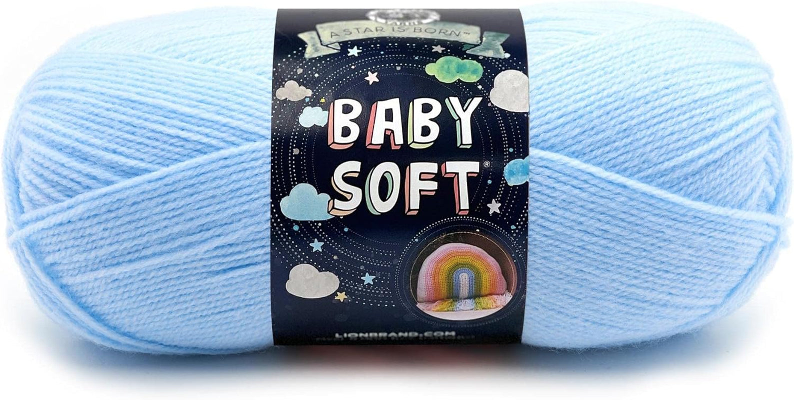 (1 Skein) Babysoft Baby Yarn Yarn, White