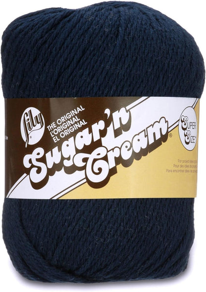 Sugar 'N Cream the Original Solid Yarn, 2.5Oz, Medium 4 Gauge, 100% Cotton - Ecru - Machine Wash & Dry