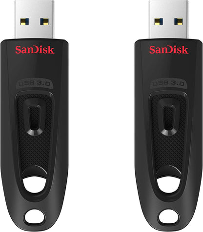 128GB Ultra USB 3.0 Flash Drive - SDCZ48-128G-GAM46, Black
