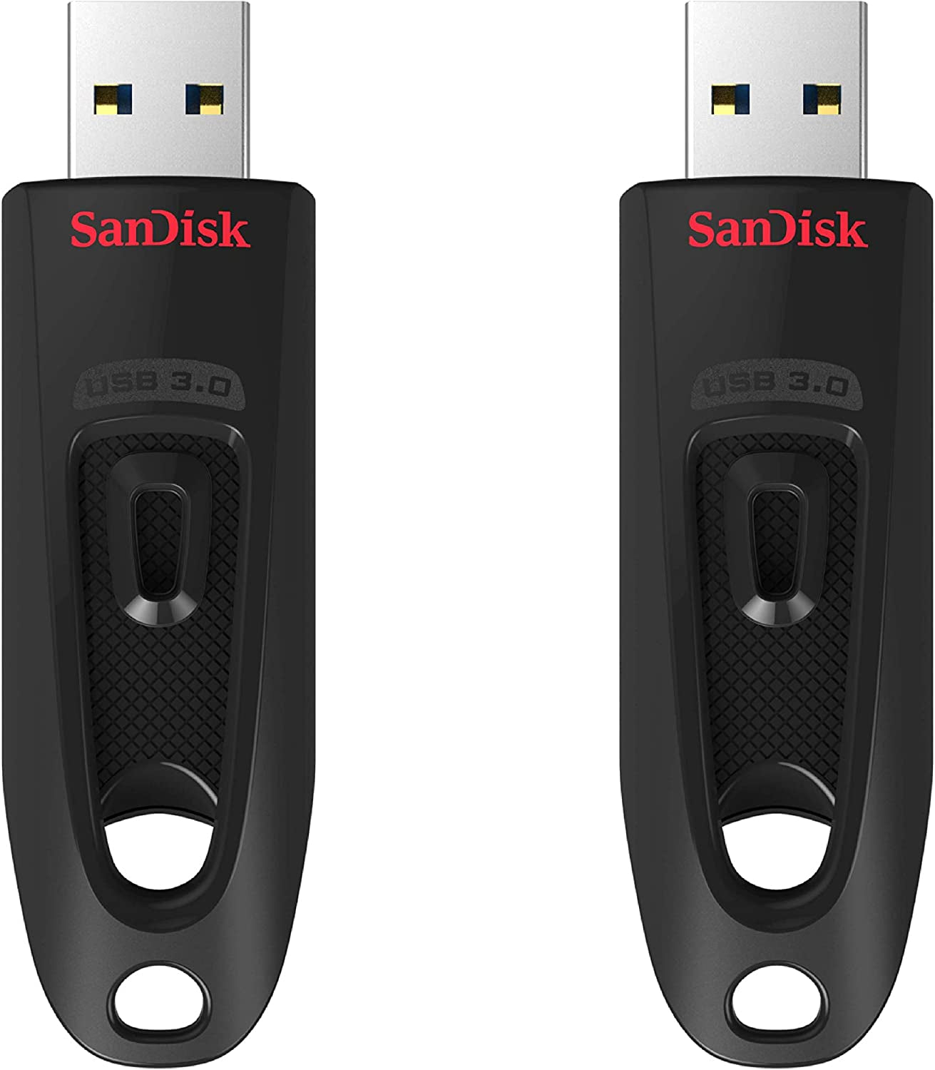 64GB 2-Pack Ultra USB 3.0 Flash Drive (2X64Gb) - SDCZ48-064G-GAM462, Black