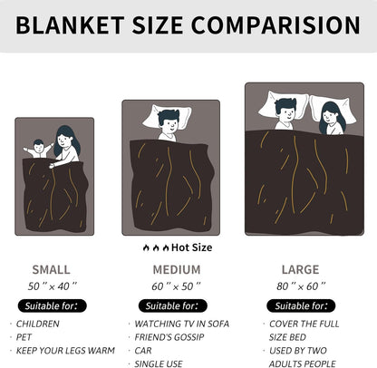 Halloween Throw Blanket for Women Men Spooky Basket Stuffers Blanket for Boyfriend Girlfriend Couple Fall Decorations Throw Blanket for Wife Husband Christmas Valentine Bedding Gifts for Her 60"X 50"