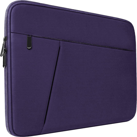 Laptop Case 15.6 Inch,  Laptop Bag Shockproof Protective Computer Carrying Cover with Front Pocket, Briefcase Handbags Laptop Sleeve Bag for 15.6 Inch HP, Dell, Acer, Asus, Notebook, Purple