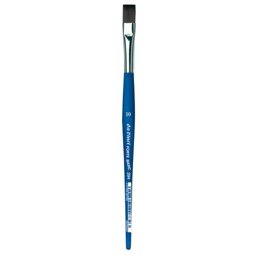 FORTE BASIC Student Brush, Synthetic, Acrylic, Flat, Series 394, Size 10