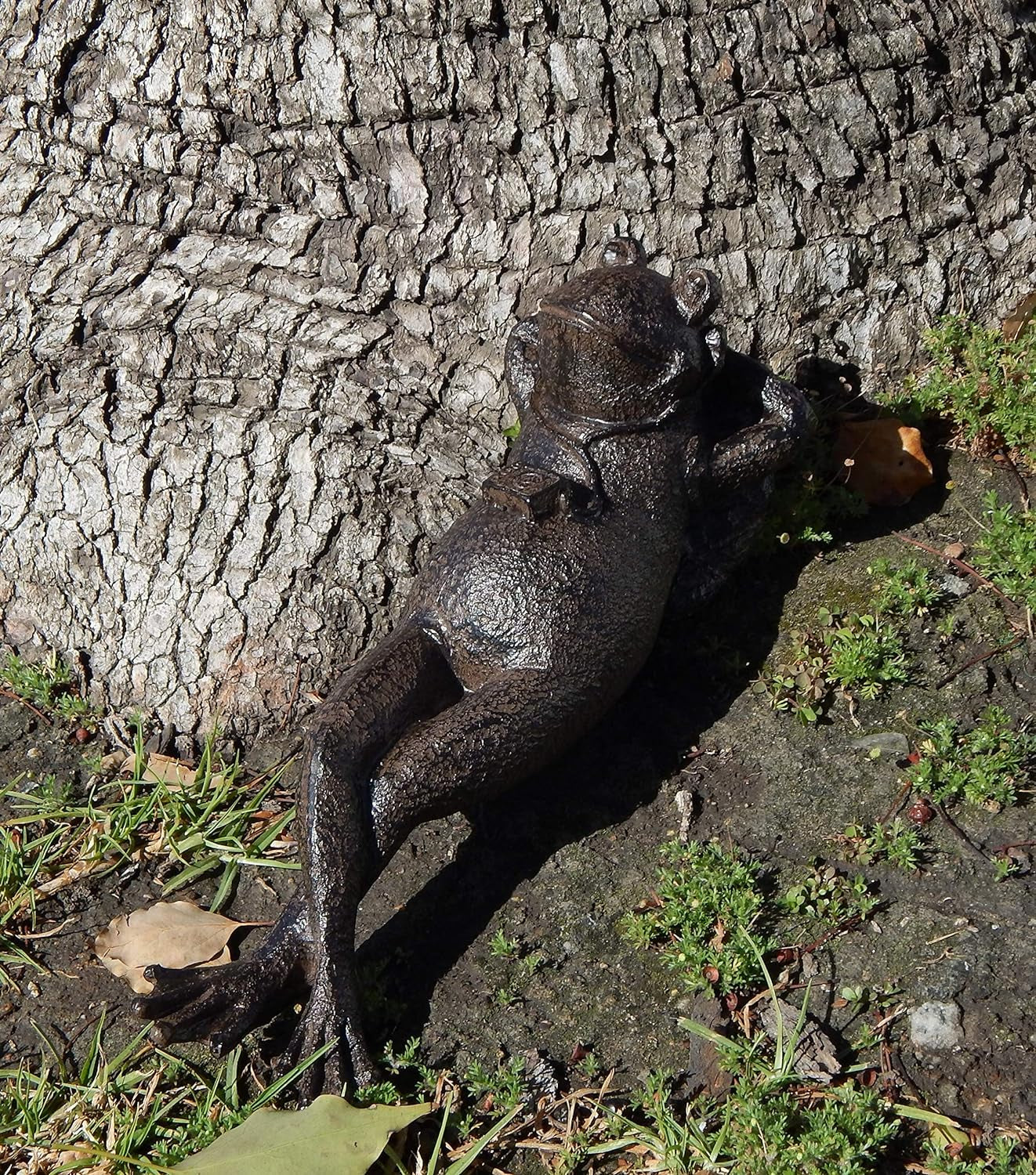 25686 Napping Frog Statue Relax Resting Meditating Zen Garden Buddha Sculpture Yoga Contented Talisman Gift Feng Shui Vastu Figurine