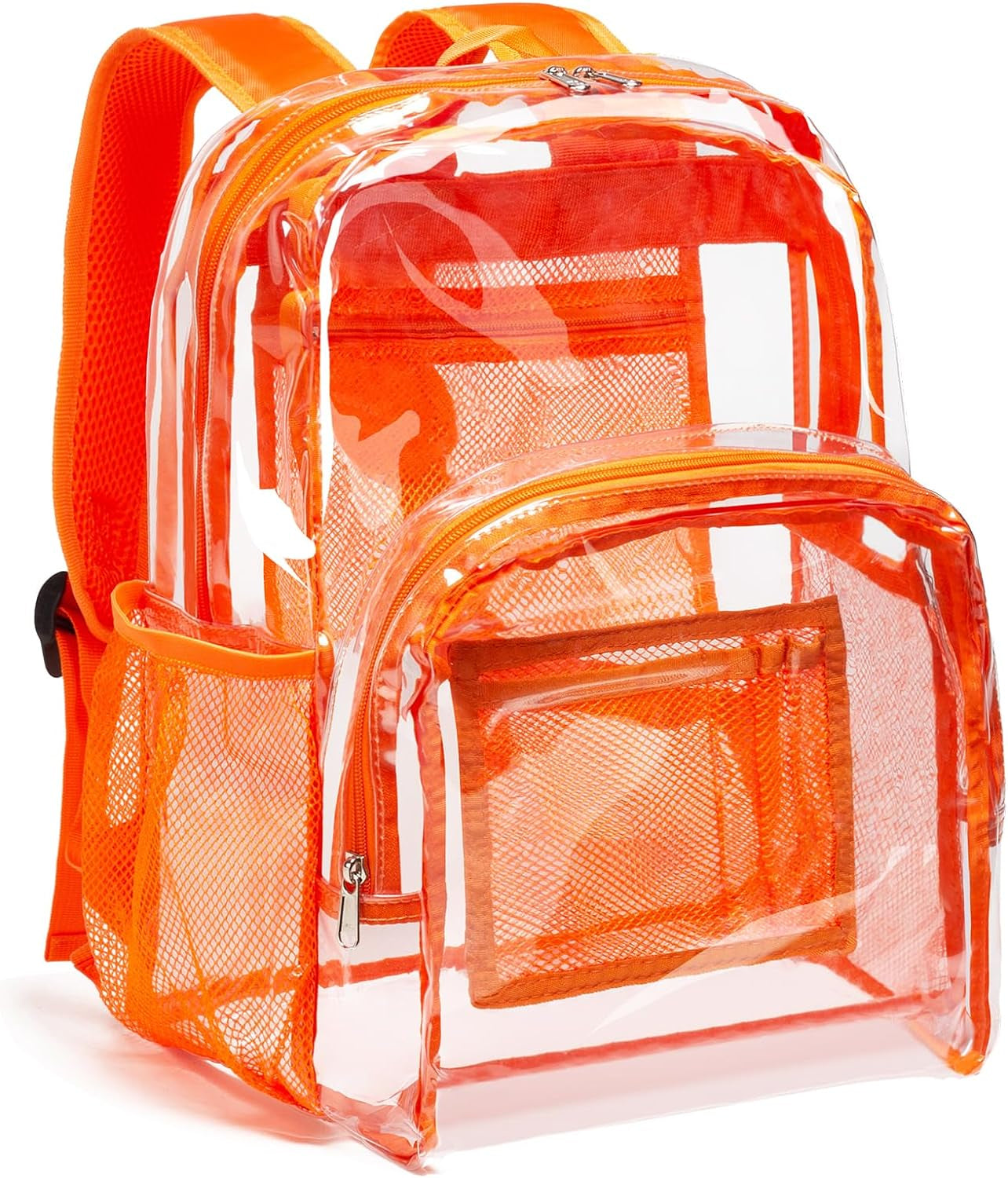 Clear Backpack Heavy Duty - PVC Transparent Backpack Large Clear Book Bag for College Work