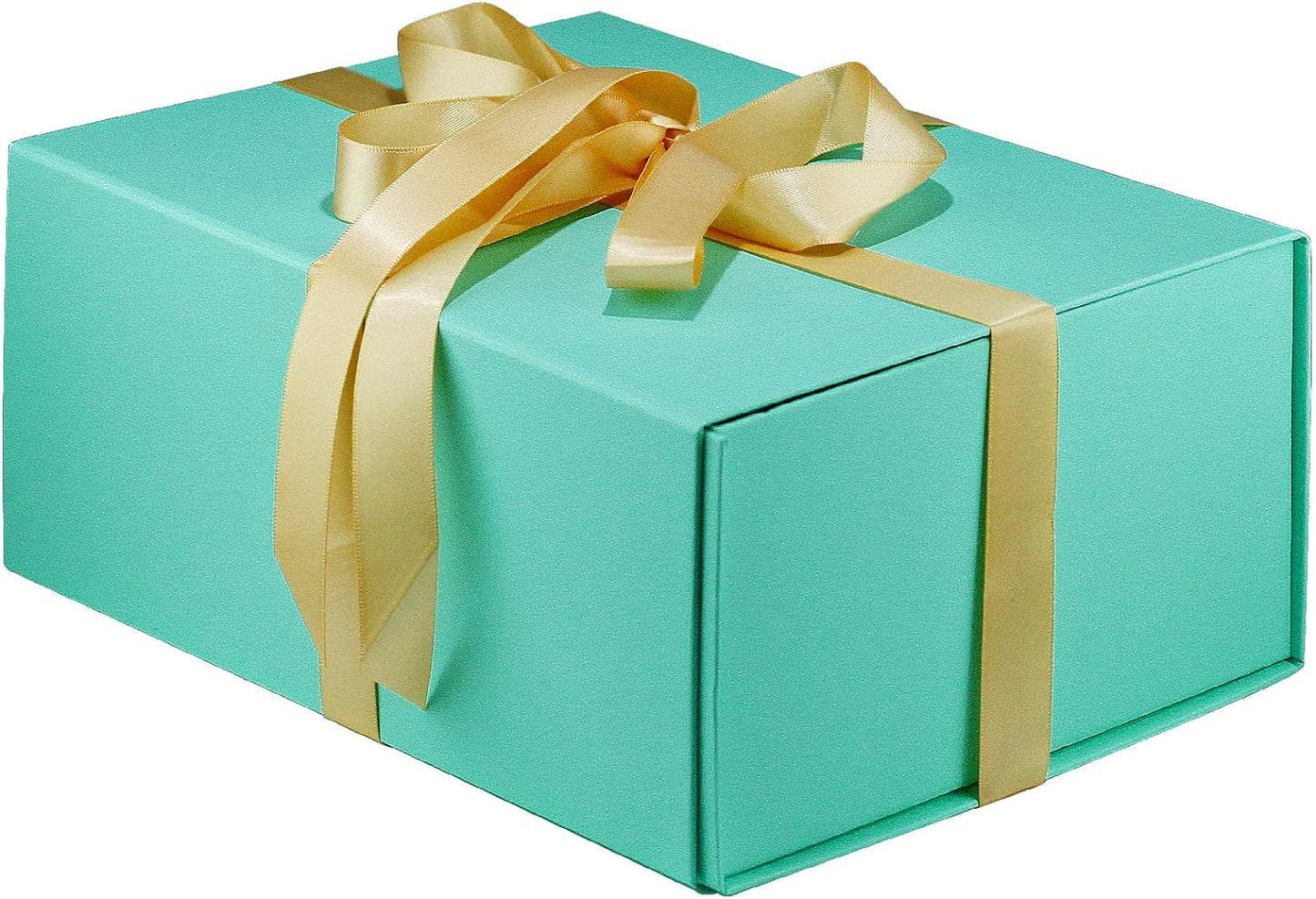 Blue Gift Box,9" X 7" X 4" Gift Box with Lids for Presents Magnetic Closure for Gift Packaging,Magneti Gift Box for Christmas, Halloween, Birthday Gift Box and Various Holidays,Heavenly Blue