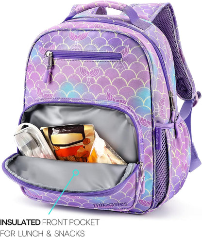 Toddler Backpack for Girls and Boys 2-4, Preschool Kindergarten Backpack, Cute Kids Backpacks for Girls（Glitter Rainbow）