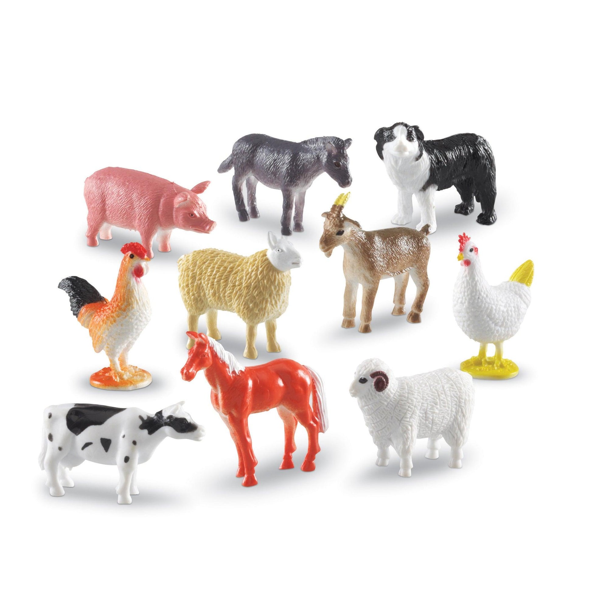 Farm Animal Counters, Set of 60 - Loomini