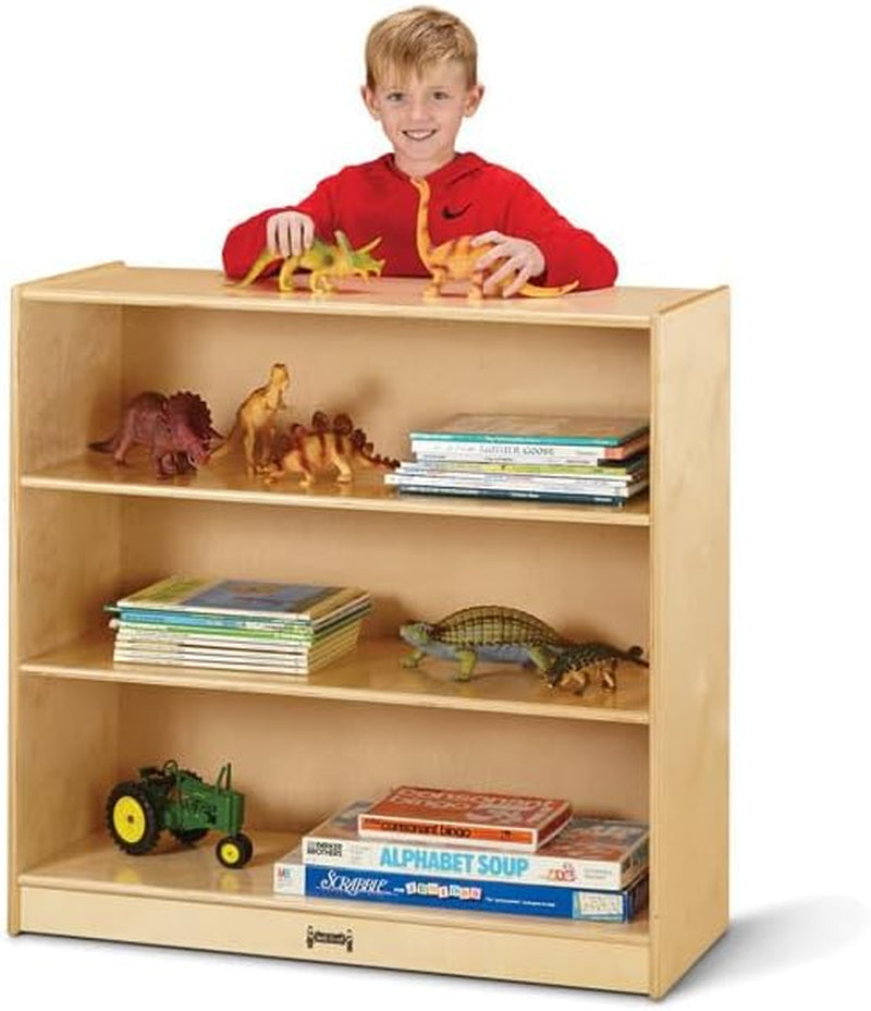 5229JC Tall Fixed Straight-Shelf Bookcase, 48" Height