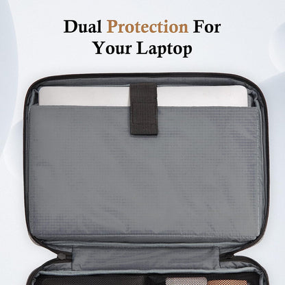 Laptop Sleeve Case, 11-17 Inch TSA Laptop Sleeve Water Resistant with 4-Layer Protection, Computer Carrying Bag