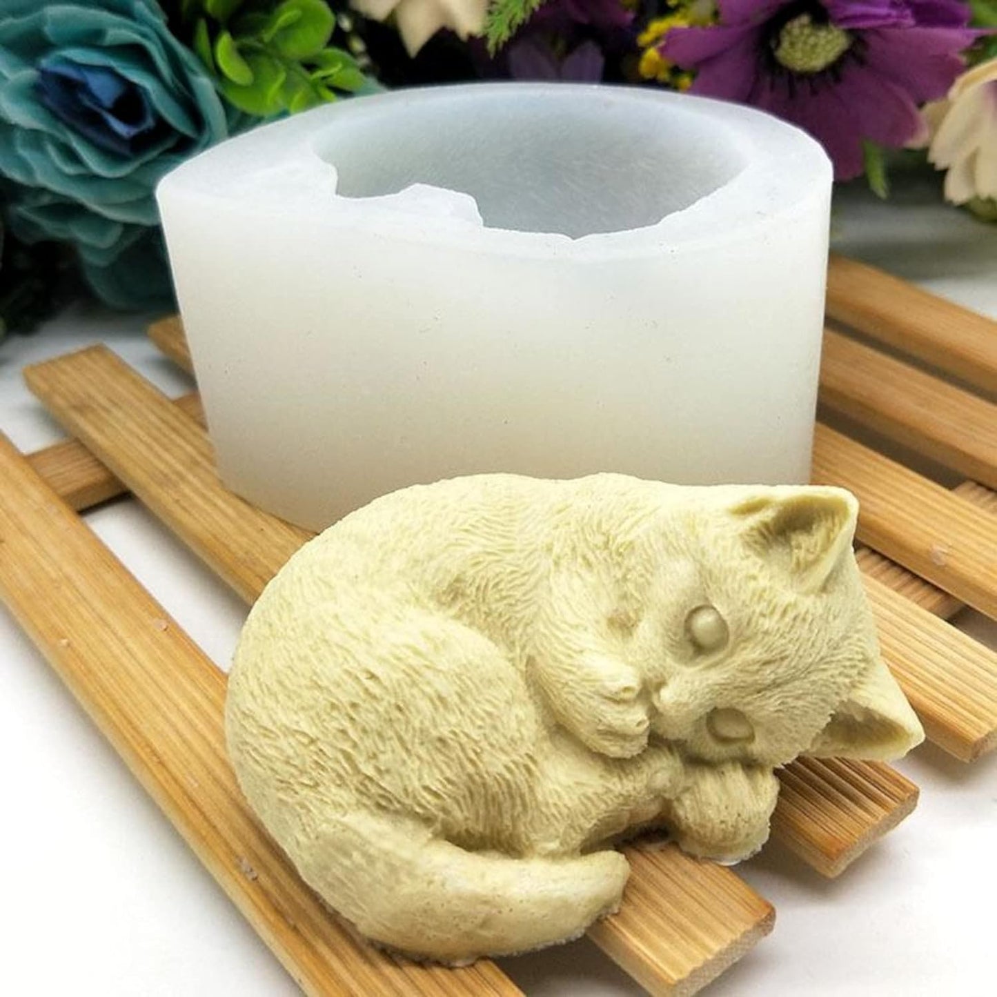 34 Pcs Succulent Candle Mold Succulent Mold Succulent Resin Mold Clay Mold Jewelry Resin Casting Mold Candle Making Molds Craft Supplies 3D Mold Silicone Mold for Resin Casting Mold