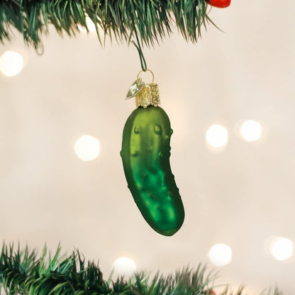 Ornaments: Pickle Glass Blown Ornaments for Christmas Tree