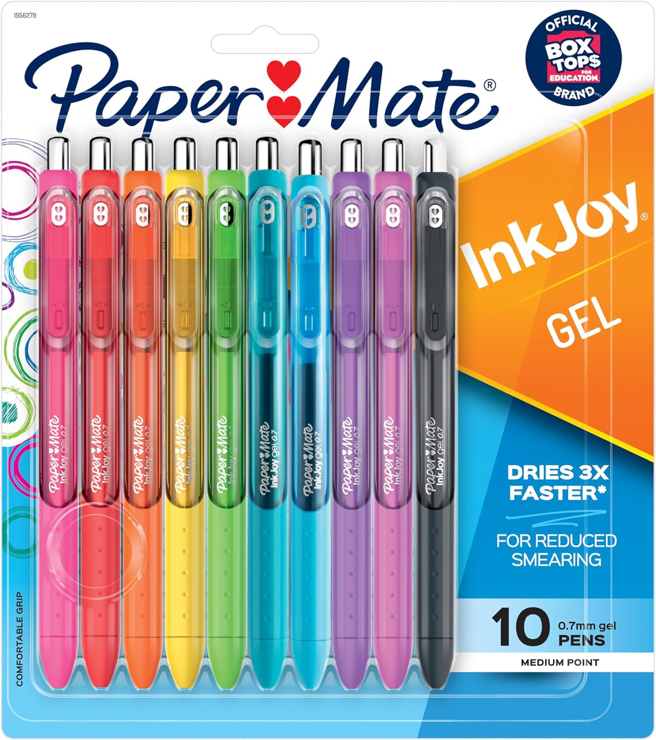 Colorful Gel Pens - Inkjoy Gel Pens, Assorted Medium Point (0.7). Perfect for Vibrant, Colored Writing and Sketching with  Inkjoy Gel Pens, 14 Count