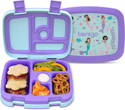 ® Kids Prints Leak-Proof, 5-Compartment Bento-Style Kids Lunch Box - Ideal Portion Sizes for Ages 3-7, Durable, Drop-Proof, Dishwasher Safe, & Made with Bpa-Free Materials (Dinosaur)