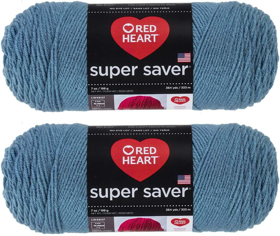 Bulk Buy:  Super Saver (2-Pack) (Cherry Red, 7 Oz Each Skein)