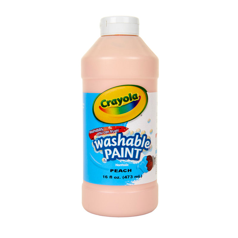 Washable Paint, Peach, 16 oz.