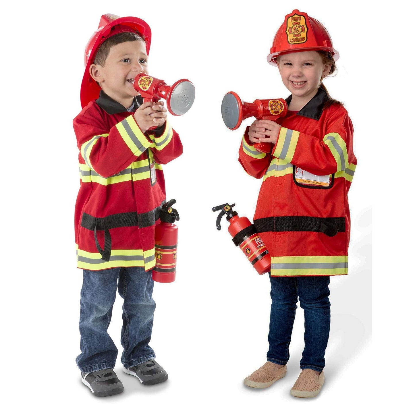 Fire Chief Role Play Costume Set - Loomini