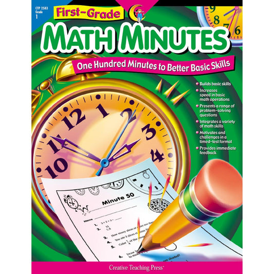 First-Grade Math Minutes Book Creative Teaching Press®