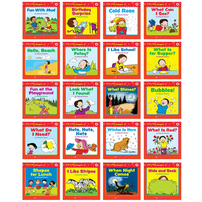 First Little Readers Books, Guided Reading Level A, 5 Copies of 20 Titles - Loomini