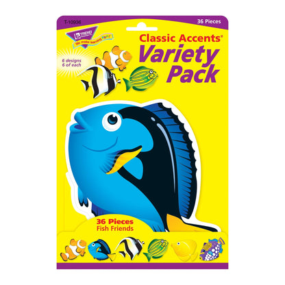Fish Friends Classic Accents® Variety Pack, 36 Per Pack, 3 Packs - Loomini