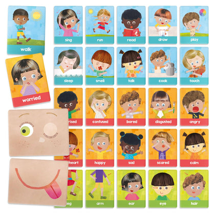 Flashcards Emotions and Actions Montessori - Loomini