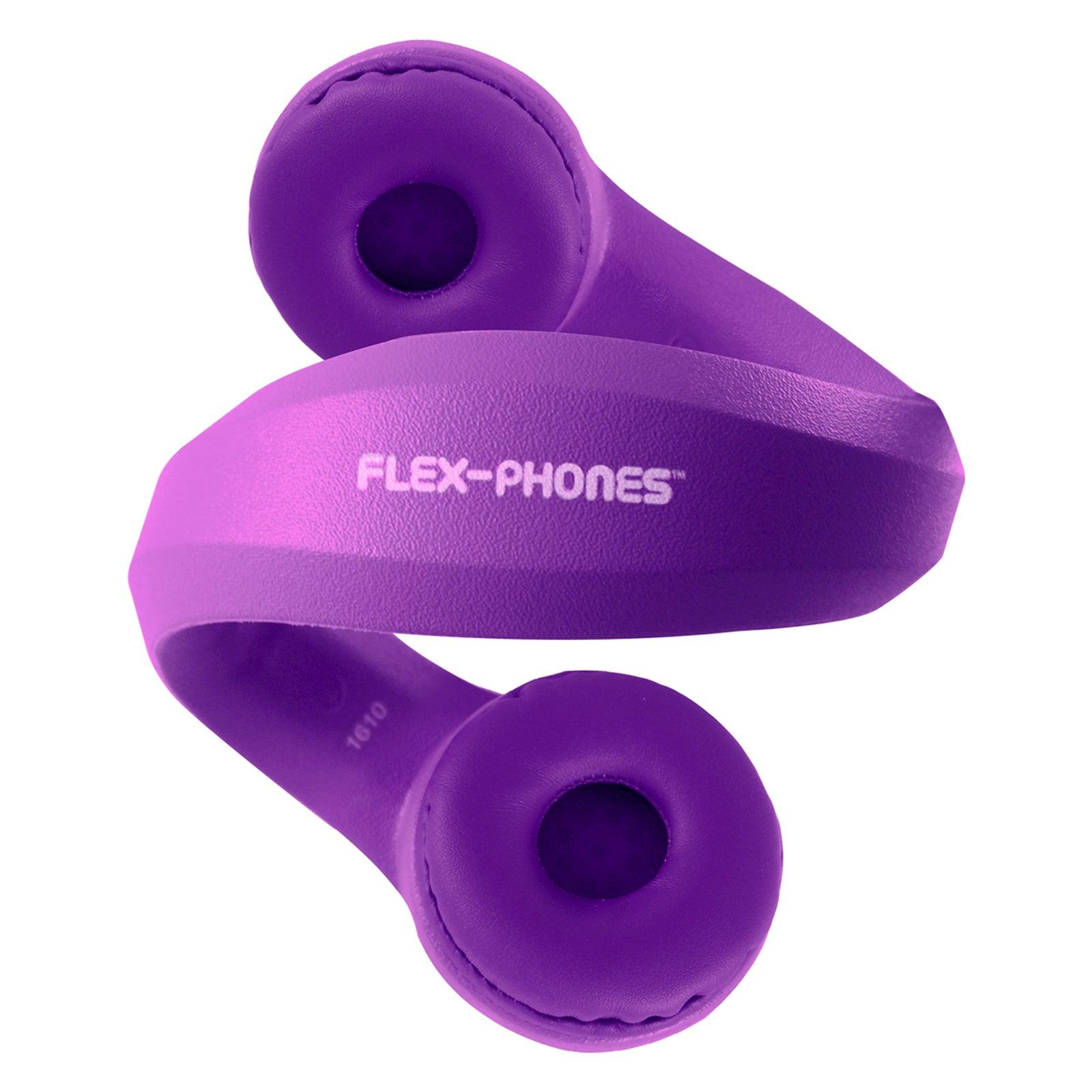 Flex-Phones Single Construction Foam Headphones - Purple - Loomini