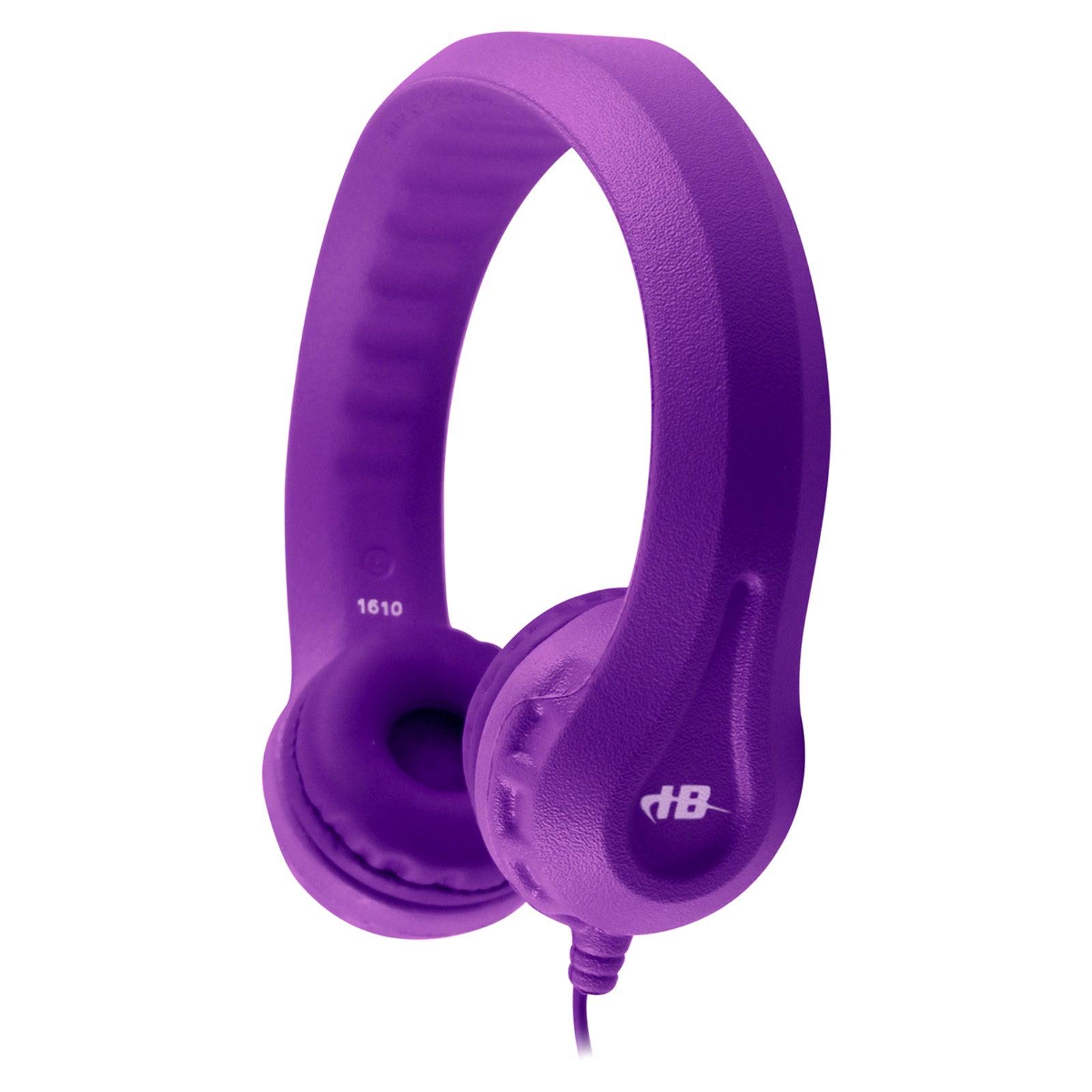 Flex-Phones Single Construction Foam Headphones - Purple - Loomini