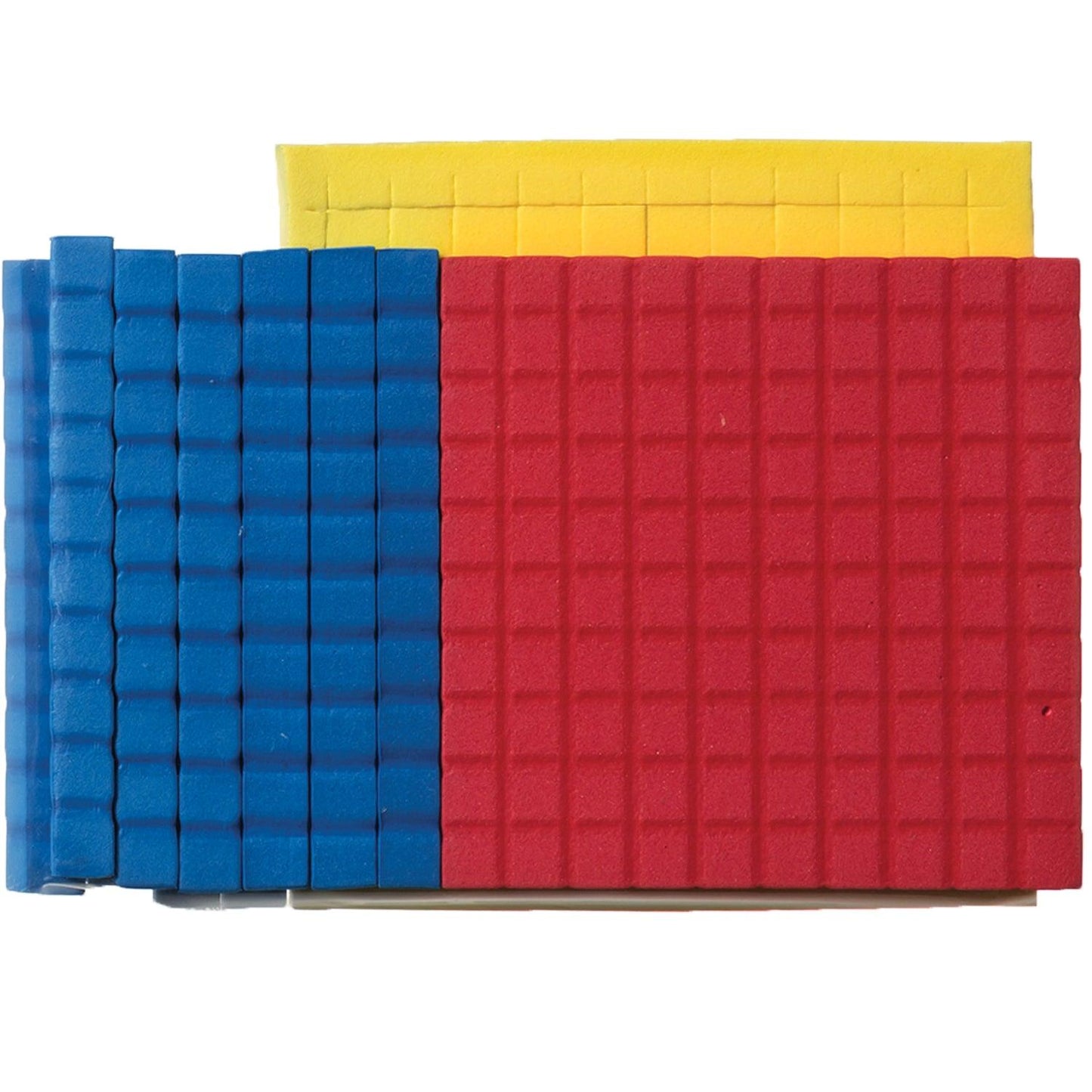 Foam Base Ten Blocks, 111 Per Pack, 3 Packs - Loomini