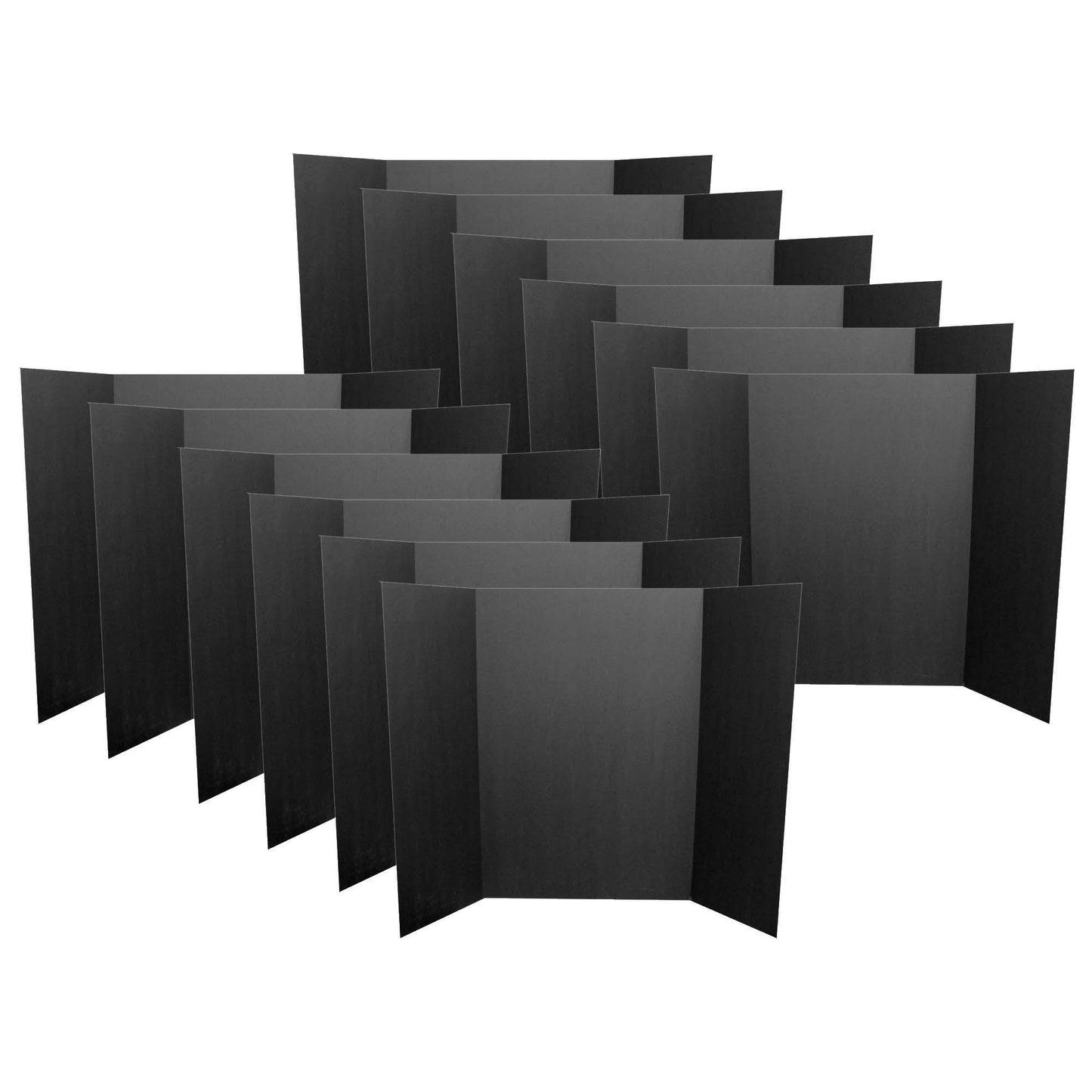 Foam Project Board, 36" x 48", Total Black, Bulk Pack of 24 - Loomini