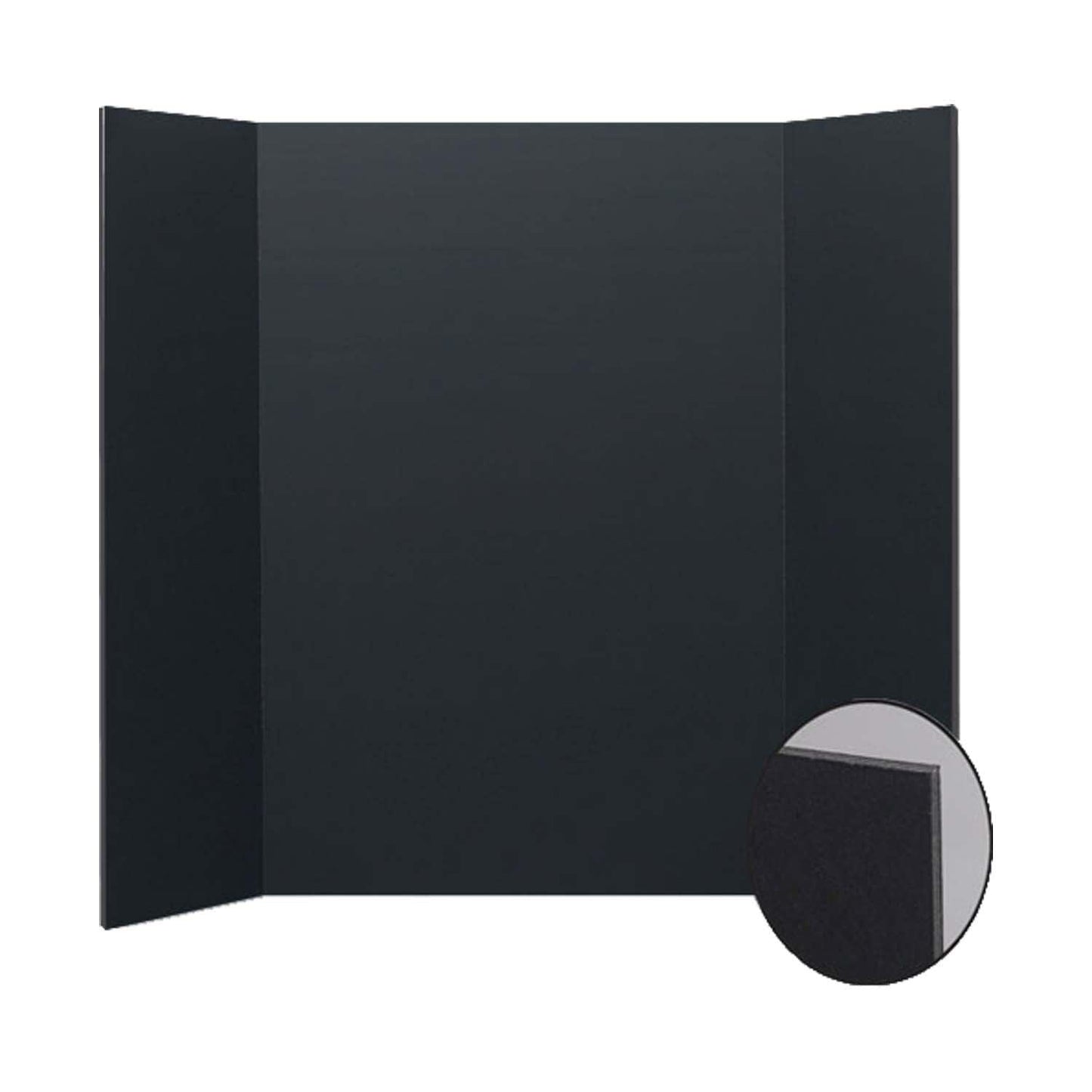 Foam Project Board, 36" x 48", Total Black, Bulk Pack of 24 - Loomini