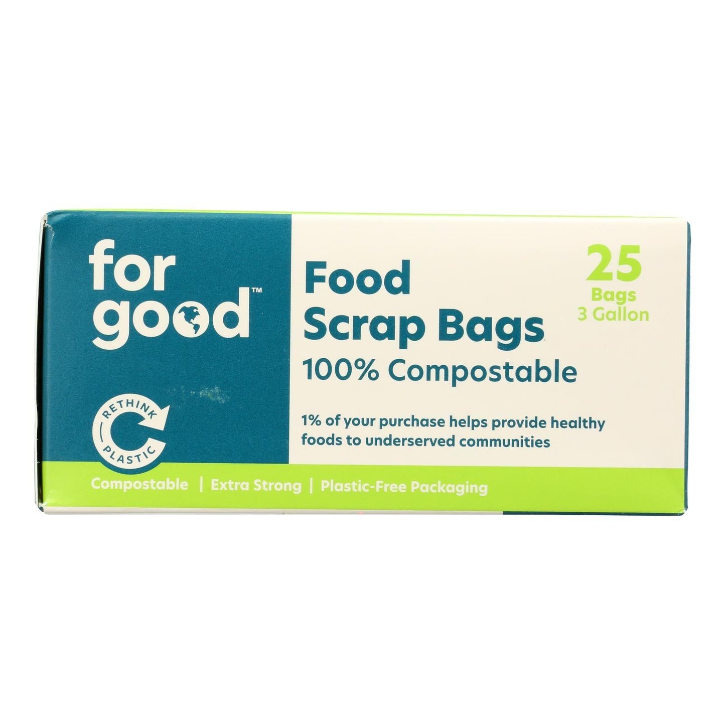 For Good - Food Scrap Bags 3 Gallon - Case Of 6-25 Ct - Loomini