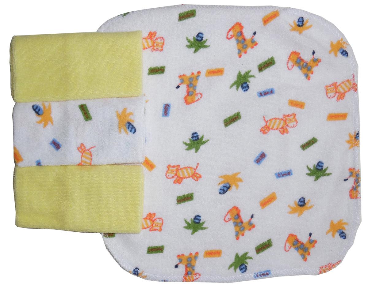 Four Piece Wash Cloth Set - Loomini