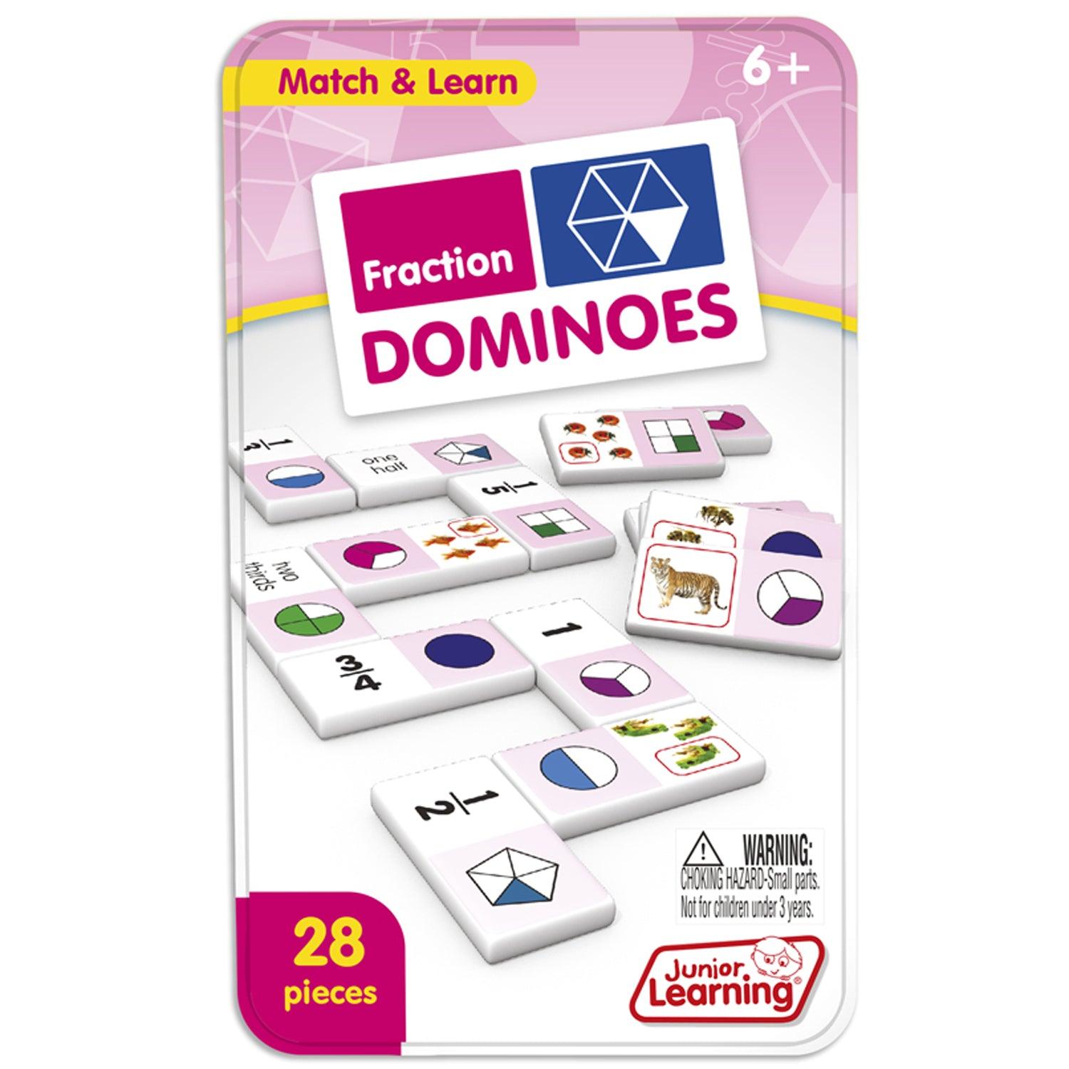 Fraction Dominoes, 2 Sets - Loomini