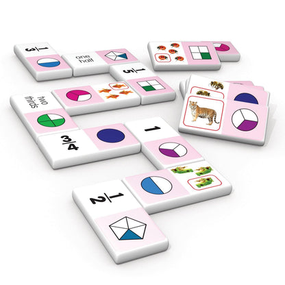 Fraction Dominoes, 2 Sets - Loomini