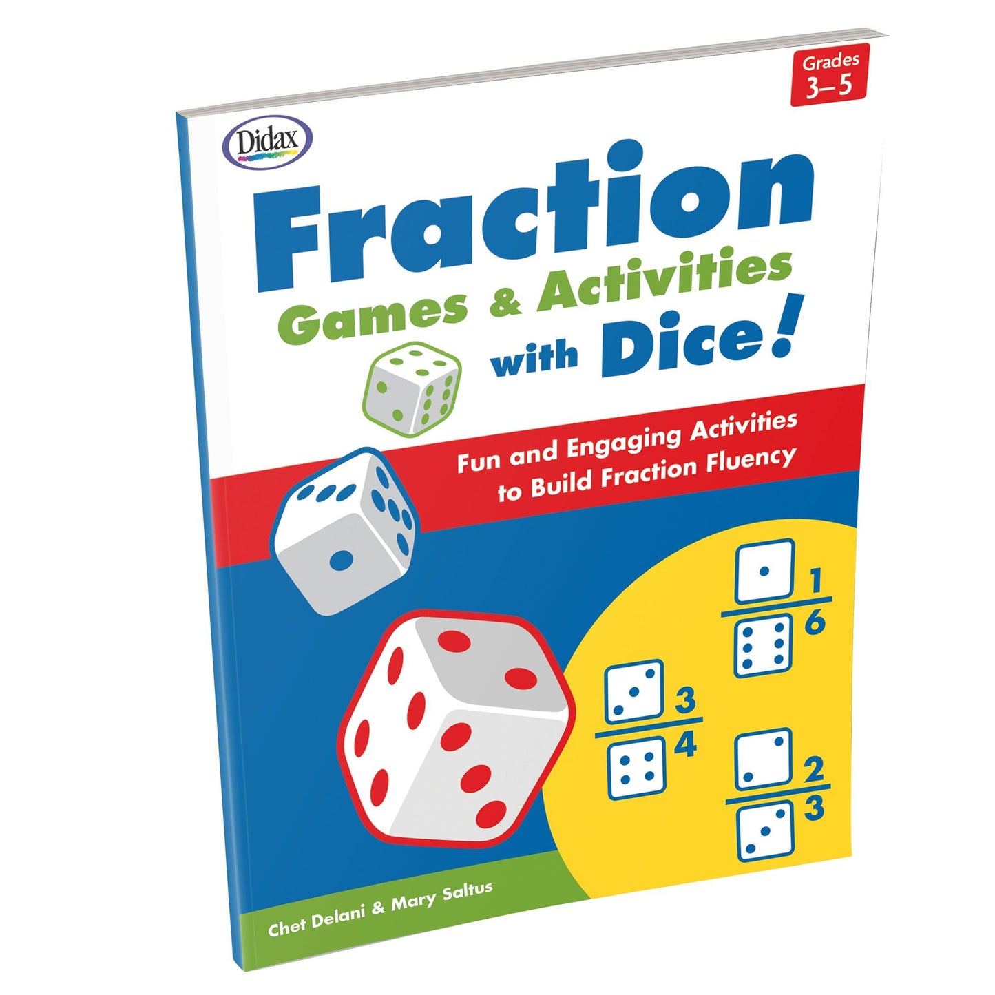 Fraction Games & Activities with Dice Resource Book - Loomini