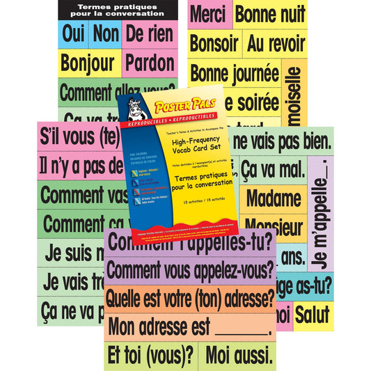 French High-Frequency Vocab Card Set - Loomini