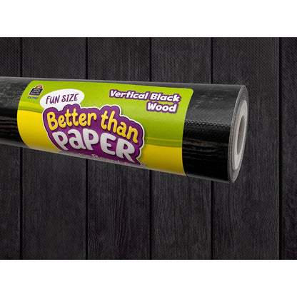 Fun Size Better Than Paper Bulletin Board Roll Vertical Black Wood, Pack of 2 - Loomini